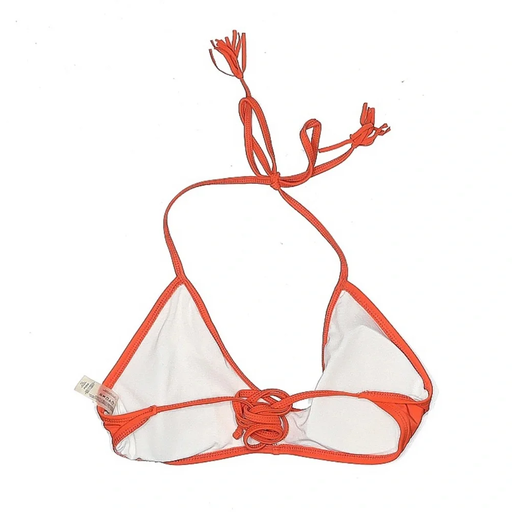 RAISINS Bikini Top Orange Large Beach Pool Swim Tangerine